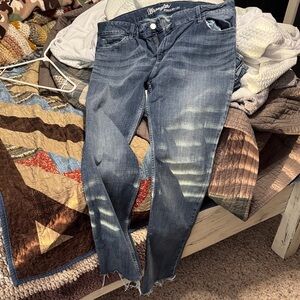 Wrangler Women's Dark Blue Straight Leg Jeans